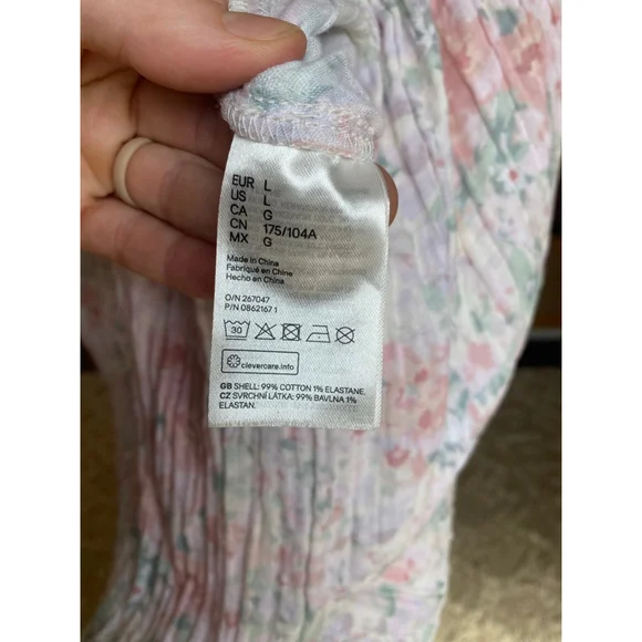 Pastel Floral Cottagecore Maxi Dress Romantic Garden Soft Girl L Quiet Luxury - Picture 9 of 11